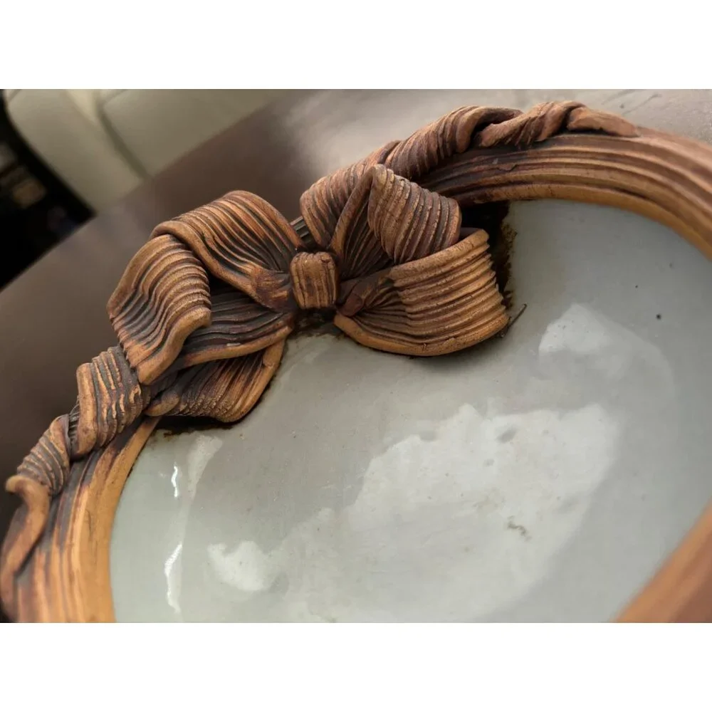 Vintage Terrafirma USA Accents Ellen Evans Bow Bowl 7